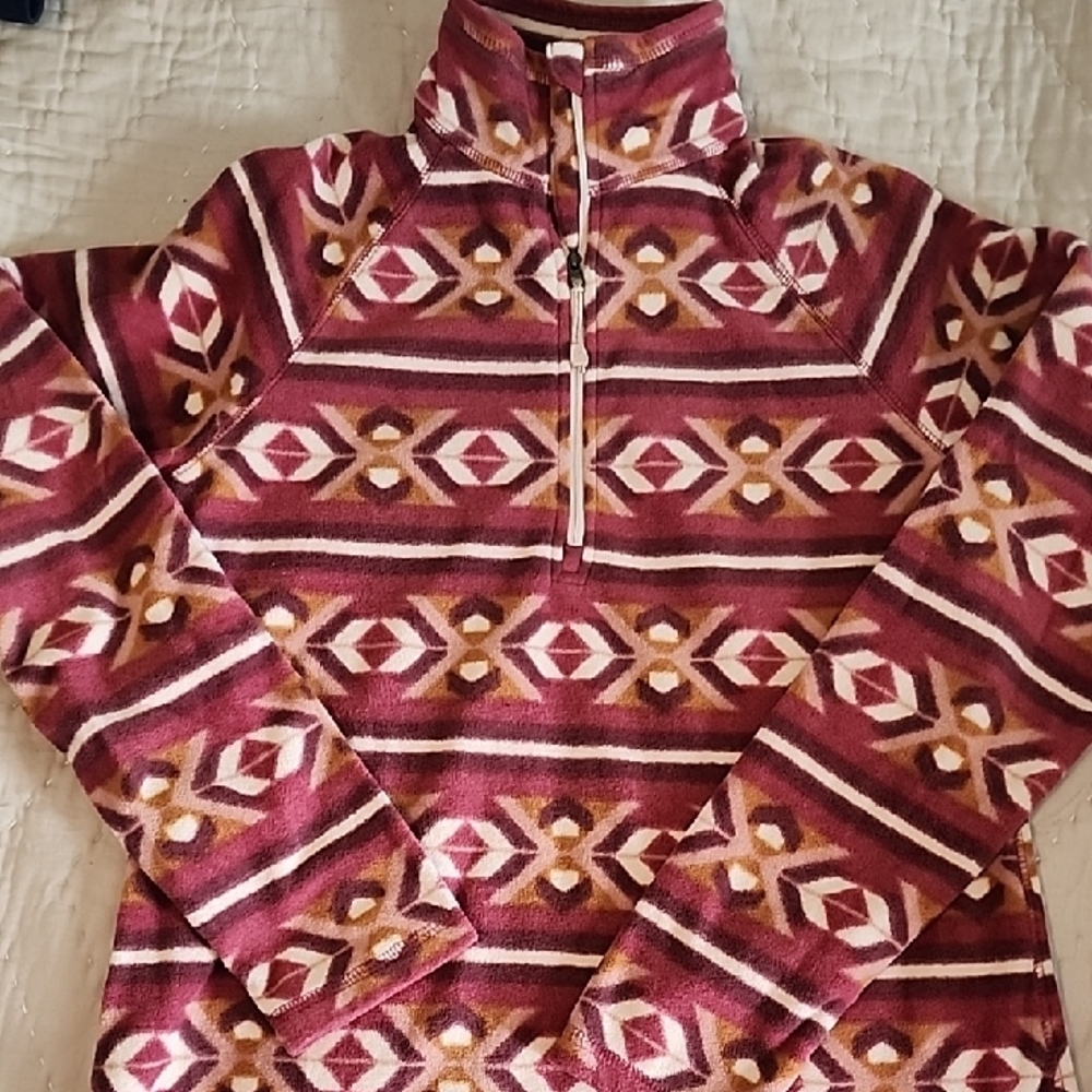 Geometric Patterned Pullover - image 1